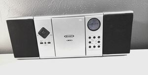 Jensen JMC-180 Wall Mountable CD System AM/FM Radio Silver Headphone